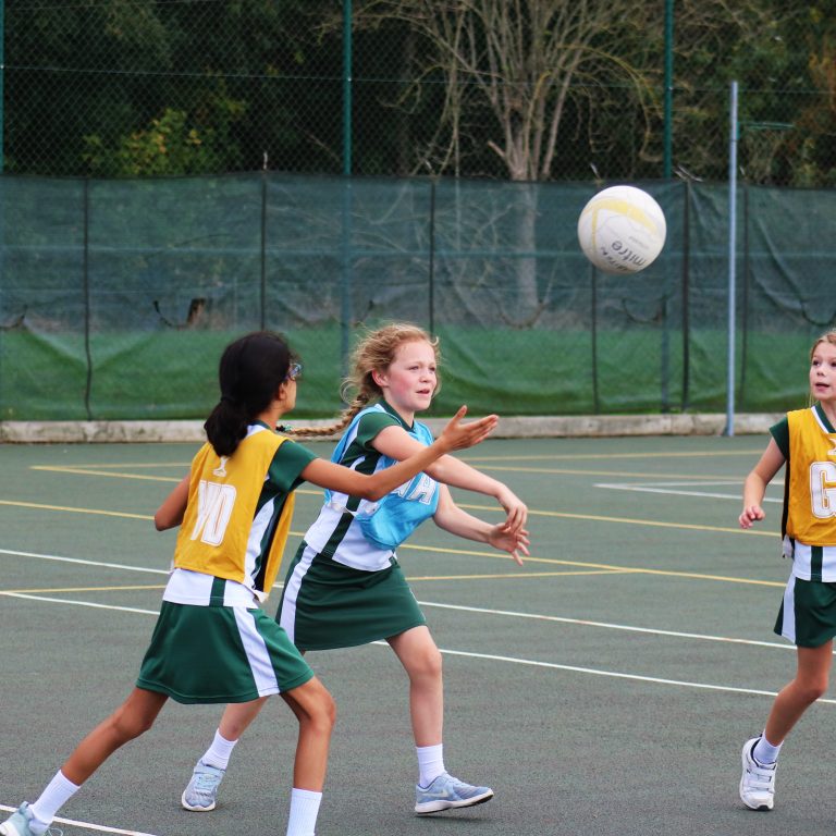girls playing sport