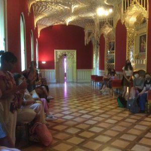 students at Strawberry Hill House