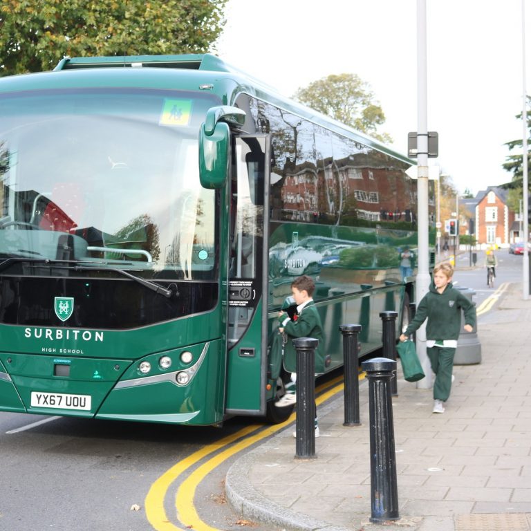 Bus at the bus stop