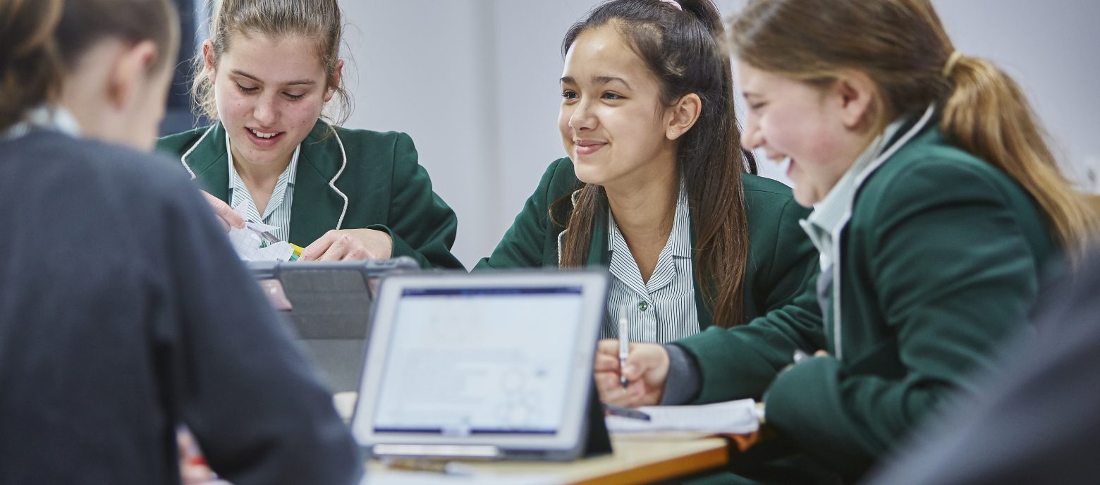 girls in the classroom