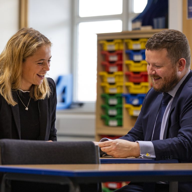 Teachers chatting