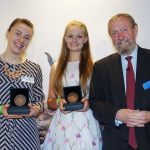 2 students with awards