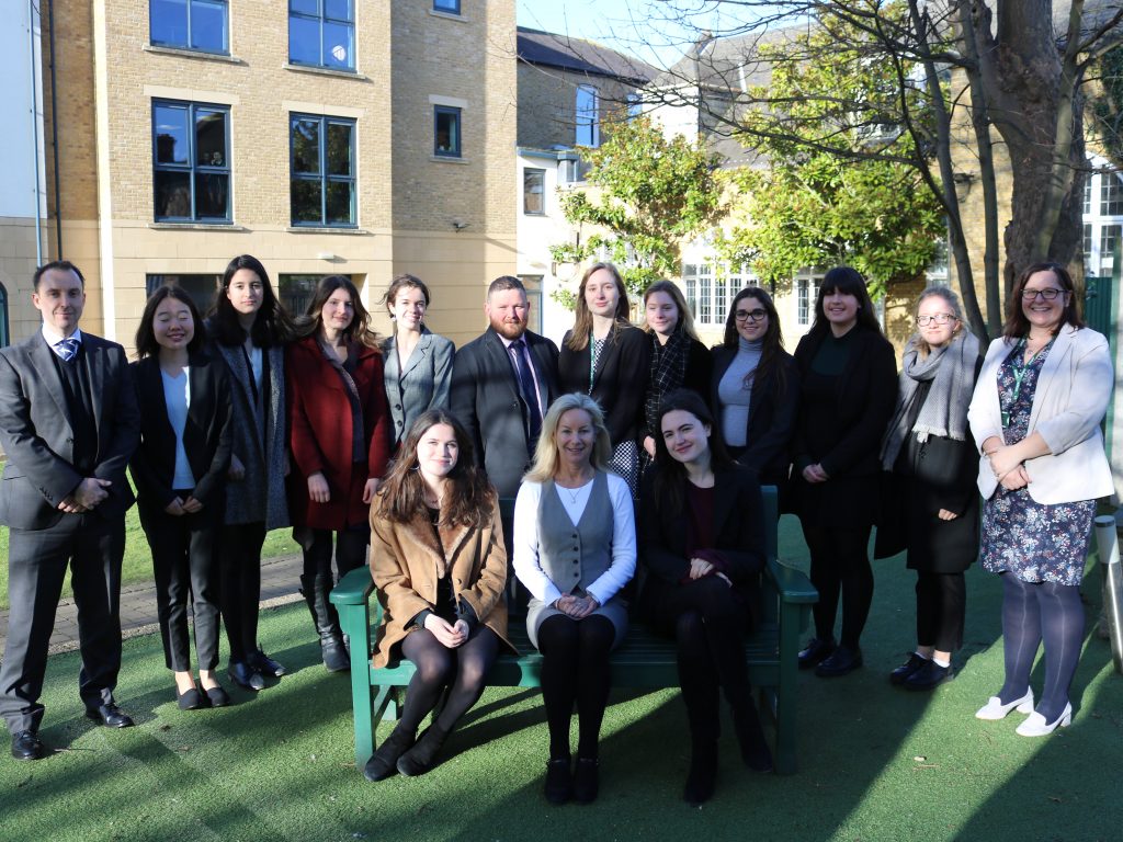 Group of students and teachers ready for Oxbridge