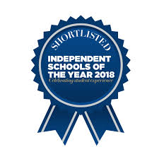 ribbon for independent school of the year 2018