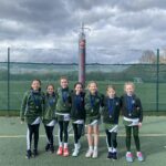 6 Girls in Surbiton High Netball Uniform