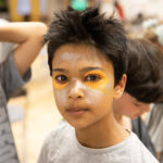 boy with face paint