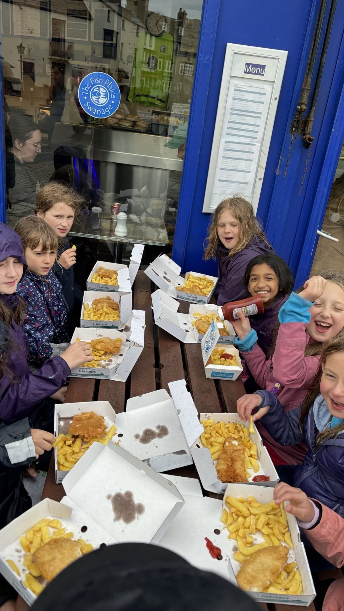 Fish and chips for the students